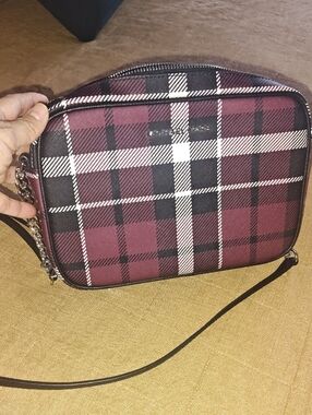 Michael Kors Plaid Crossbody Bag